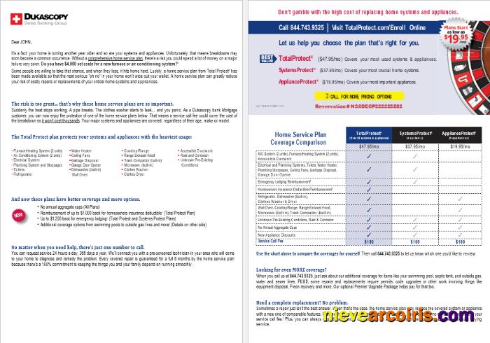 Switzerland Dukascopy bank mortgage loan statement, 8 pages 5-6